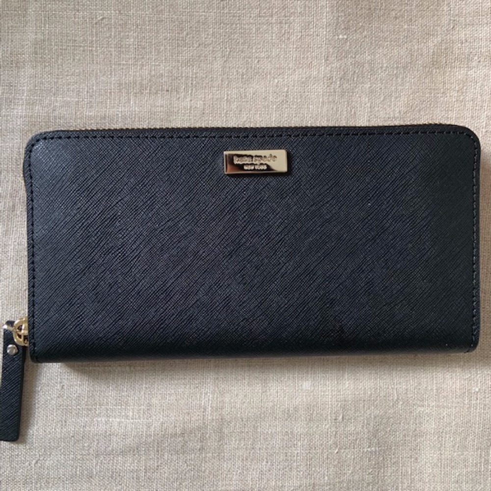 Kate Spade Laurel Way Neda Wallet (Black - New!)